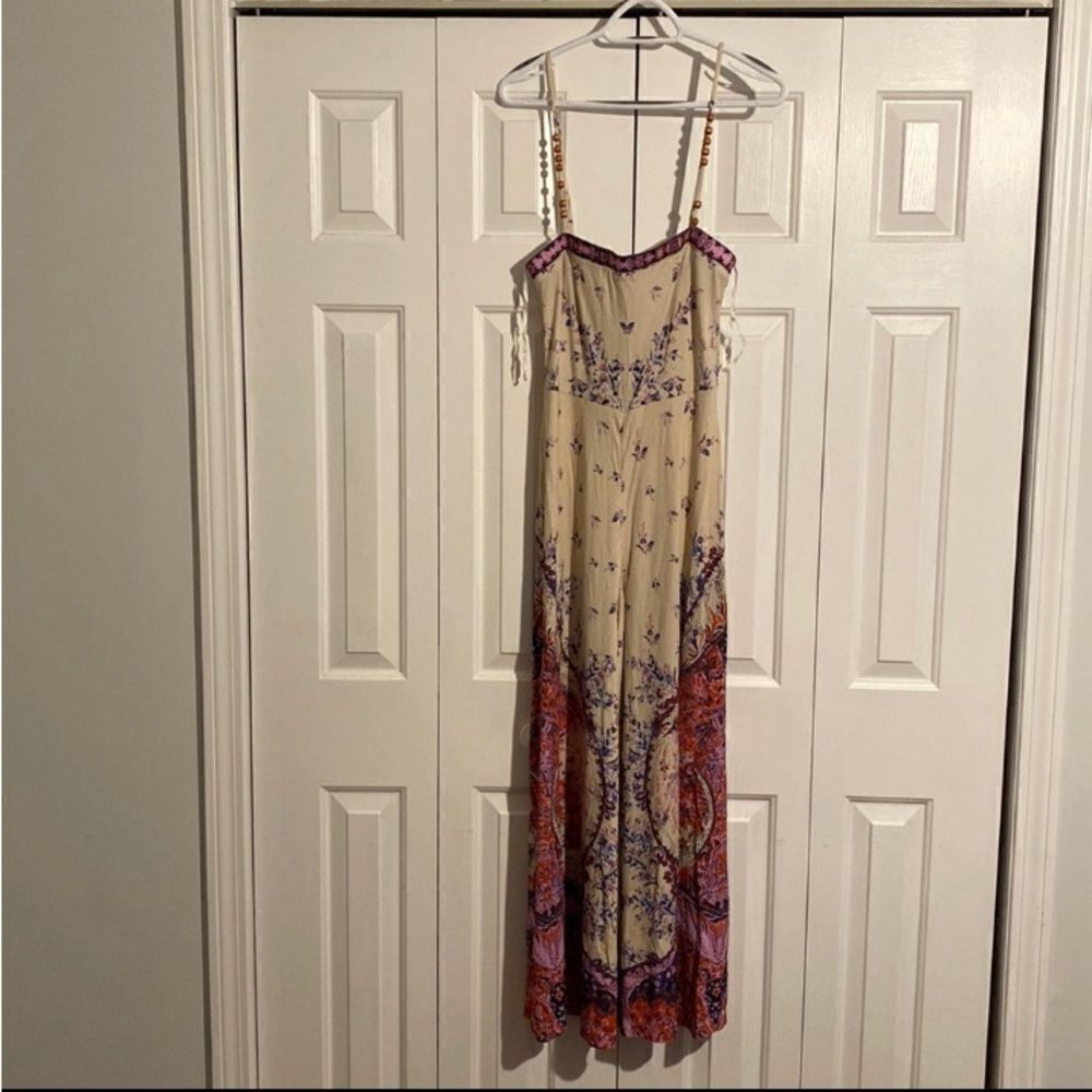 FREE PEOPLE ASTRID JUMPSUIT SIZE XSMALL IVORY NWT - Picture 9 of 9